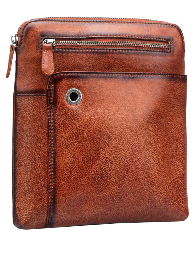 Сумка через плечо Dr.Koffer M402968-244-05B из натуральной кожи коричневая &mdash; Интернет-магазин "BAGSTAR"