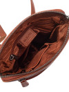 Сумка через плечо Dr.Koffer M402968-244-05B из натуральной кожи коричневая фото 6 &mdash; Интернет-магазин "BAGSTAR"