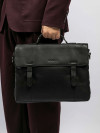 Портфель Dr.Koffer P402903-113-04 из натуральной кожи черный фото 13 &mdash; Интернет-магазин "BAGSTAR"