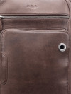 Рюкзак Dr.Koffer B402953-244-09 из натуральной кожи коричневый фото 4 &mdash; Интернет-магазин "BAGSTAR"