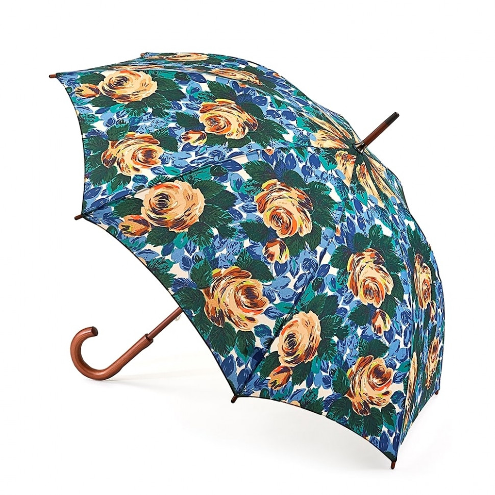 L541-3061 OxfordRoseDeepBlue (Розы) Зонт женский трость Cath Kidston Fulton фото 1 — Интернет-магазин "BAGSTAR"
