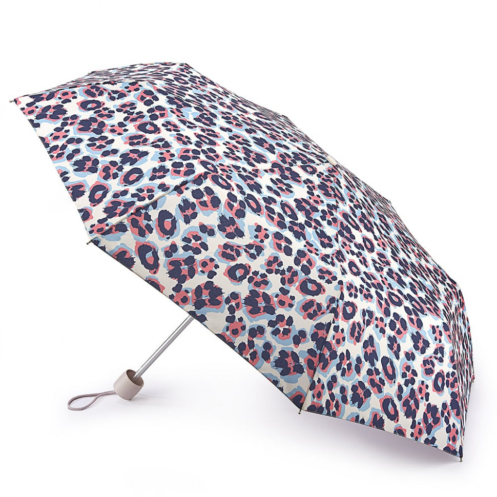L354-3625 AcidLeopard (Цветной леопард) Зонт женский механика Fulton фото 1 — Интернет-магазин "BAGSTAR"