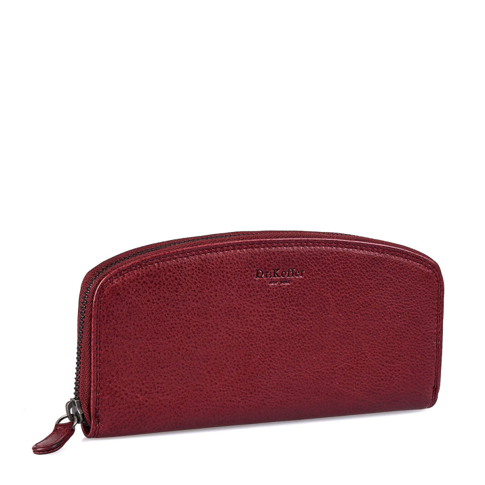 Портмоне Dr.Koffer X510334-154-03 из натуральной кожи бордовый фото 1 &mdash; Интернет-магазин "BAGSTAR"