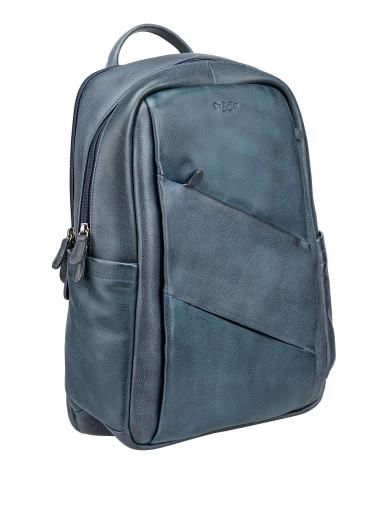 Рюкзак B402940-244-60 Dr. Koffer из натуральной кожи синий &mdash; Интернет-магазин "BAGSTAR"
