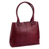 Женская сумка Dr. Koffer из натуральной кожи бордовая фото 2 &mdash; Интернет-магазин "BAGSTAR"