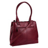 Женская сумка Dr. Koffer из натуральной кожи бордовая фото 4 &mdash; Интернет-магазин "BAGSTAR"