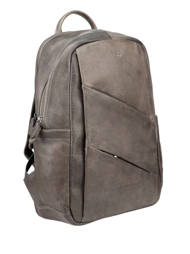 Рюкзак B402940-244-77 Dr. Koffer из натуральной кожи серый &mdash; Интернет-магазин "BAGSTAR"