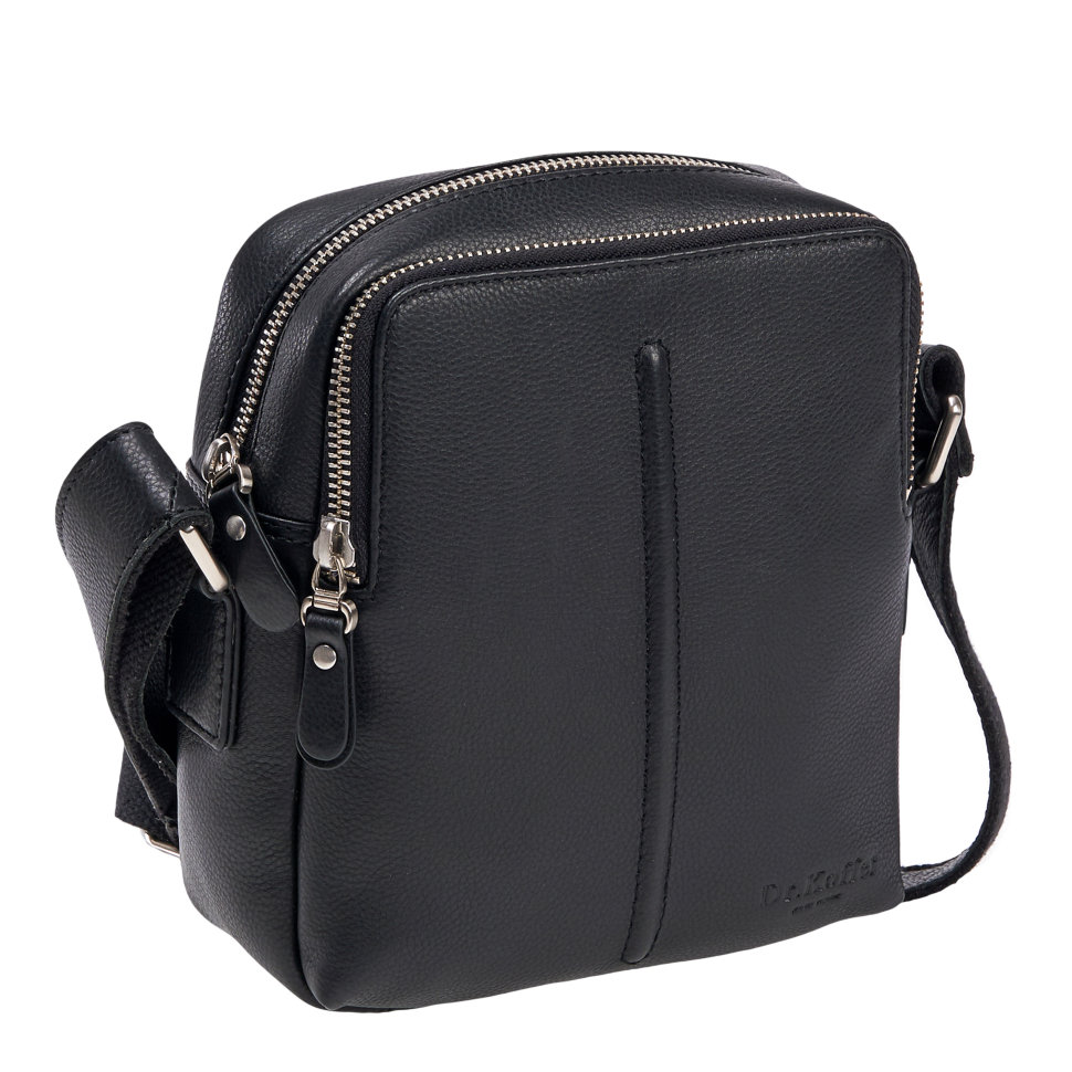 Черная сумка через плечо Dr.Koffer M402627-260-04 фото 1 — Интернет-магазин "BAGSTAR"
