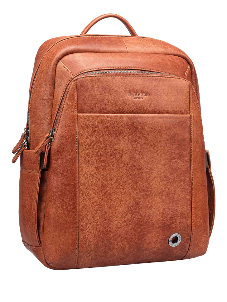 Рюкзак Dr.Koffer B402959-244-05 из натуральной кожи светло-коричневый фото 1 &mdash; Интернет-магазин "BAGSTAR"