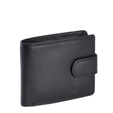 Черное портмоне классического дизайна из натуральной кожи Dr.Koffer X510117-260-04 &mdash; Интернет-магазин "BAGSTAR"