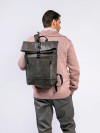 Рюкзак B402926-244-77_04 Dr. Koffer из натуральной кожи серый фото 12 &mdash; Интернет-магазин "BAGSTAR"
