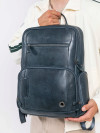 Рюкзак Dr.Koffer B402954-244-60 из натуральной кожи синий фото 10 &mdash; Интернет-магазин "BAGSTAR"