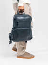 Рюкзак Dr.Koffer B402954-244-60 из натуральной кожи синий фото 12 &mdash; Интернет-магазин "BAGSTAR"