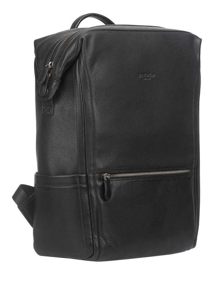 Рюкзак B402945-244-04 Dr. Koffer из натуральной кожи черный фото 1 &mdash; Интернет-магазин "BAGSTAR"